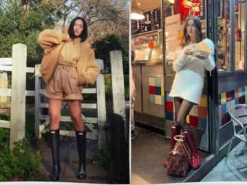 botas de lluvia destacada