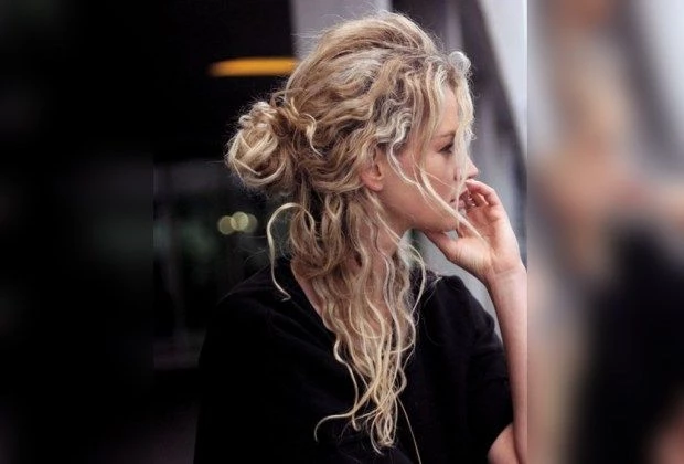 peinados faciles para pelo con rulos