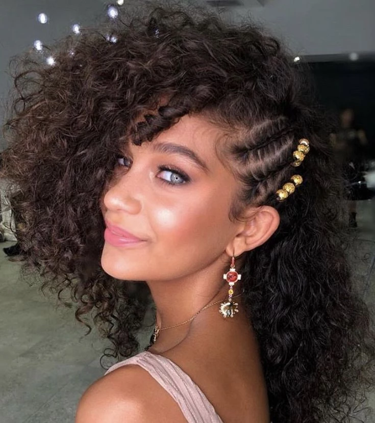 peinados faciles para pelo con rulos