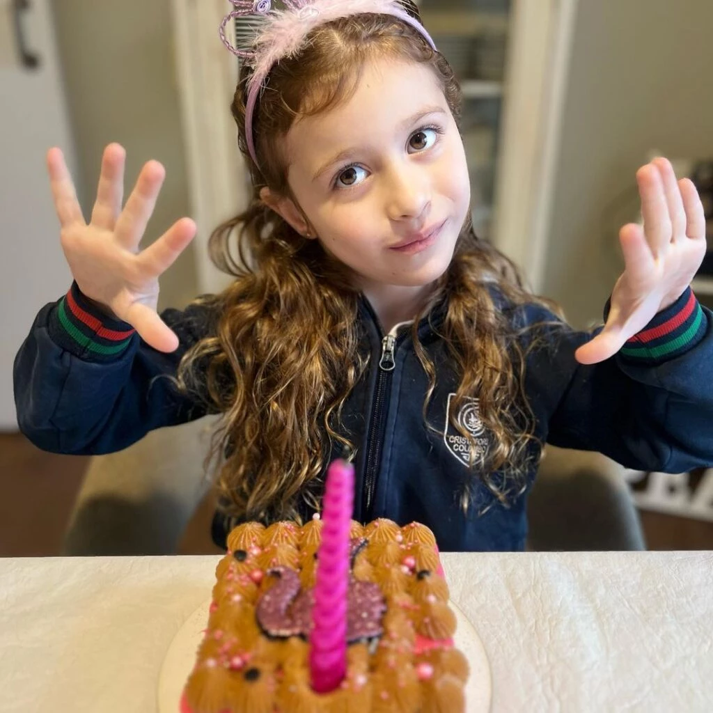 Cumpleaños de Juana, hija de Sandra Borghi