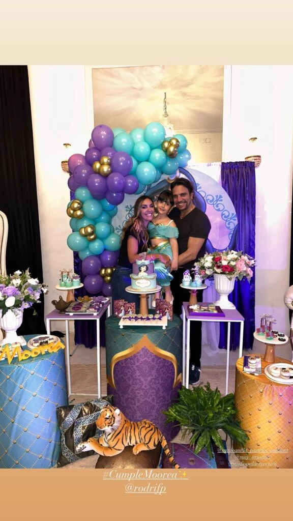 Cumpleaños de Moorea, la hija de Floppy Tesouro