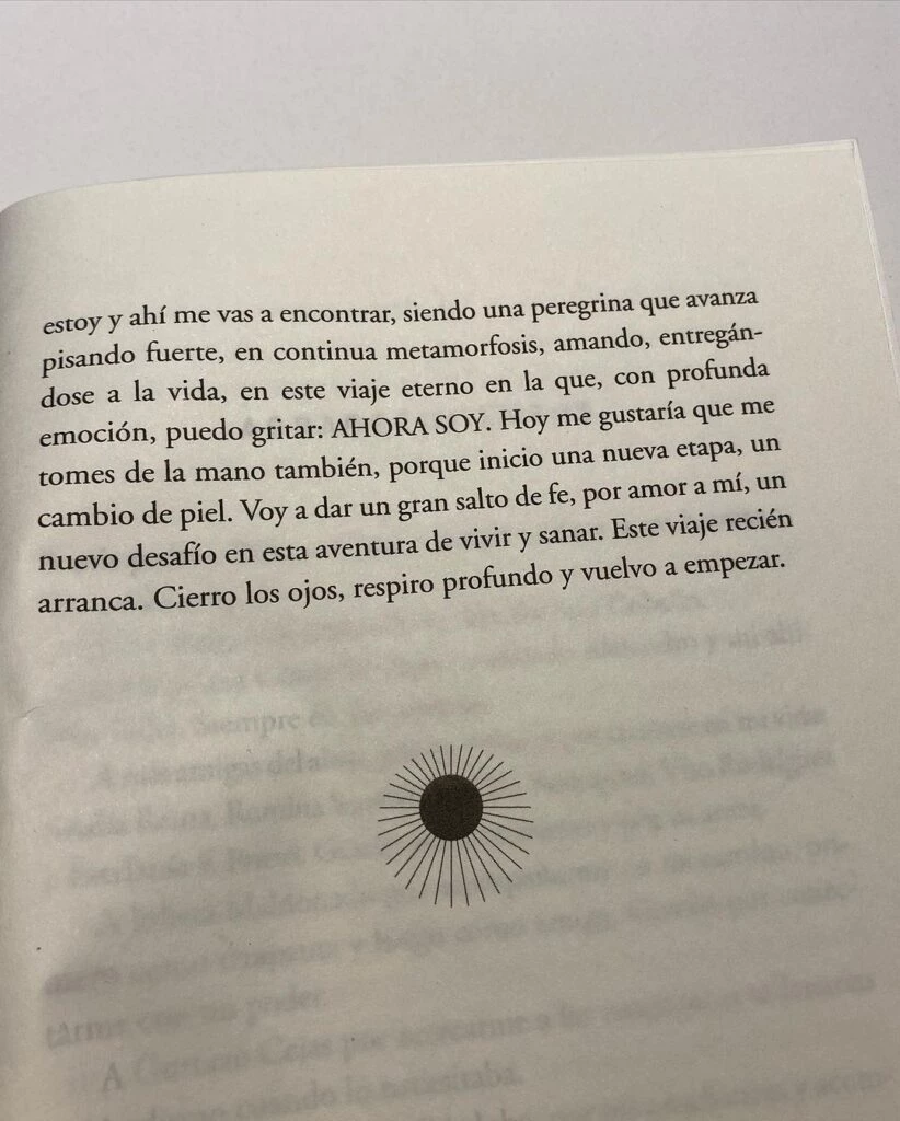 Euge Orellana, amiga de Silvina Luna compartió foto del libro