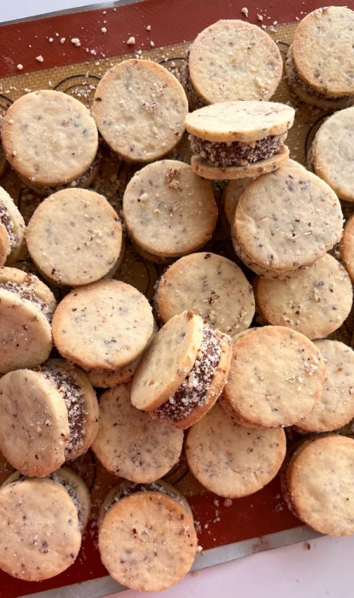 Alfajores de avellana