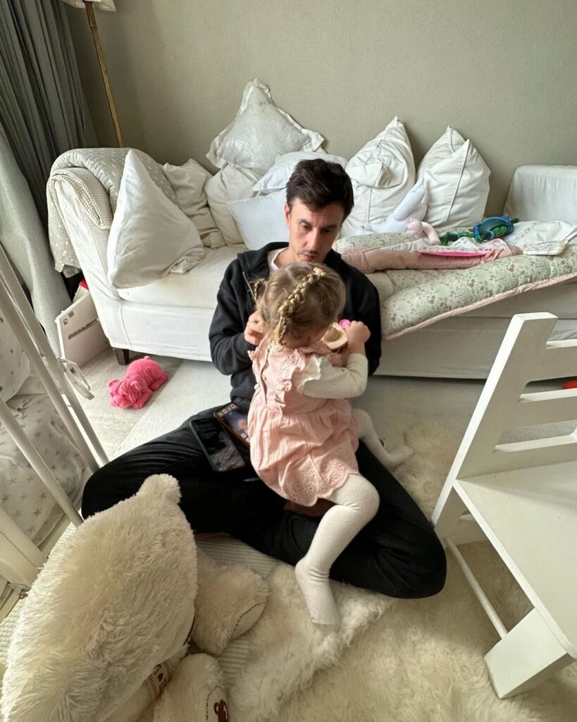 Ana con su papá, Roberto García Moritán