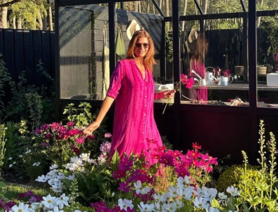 Así es el invernadero súper chic de Juliana Awada
