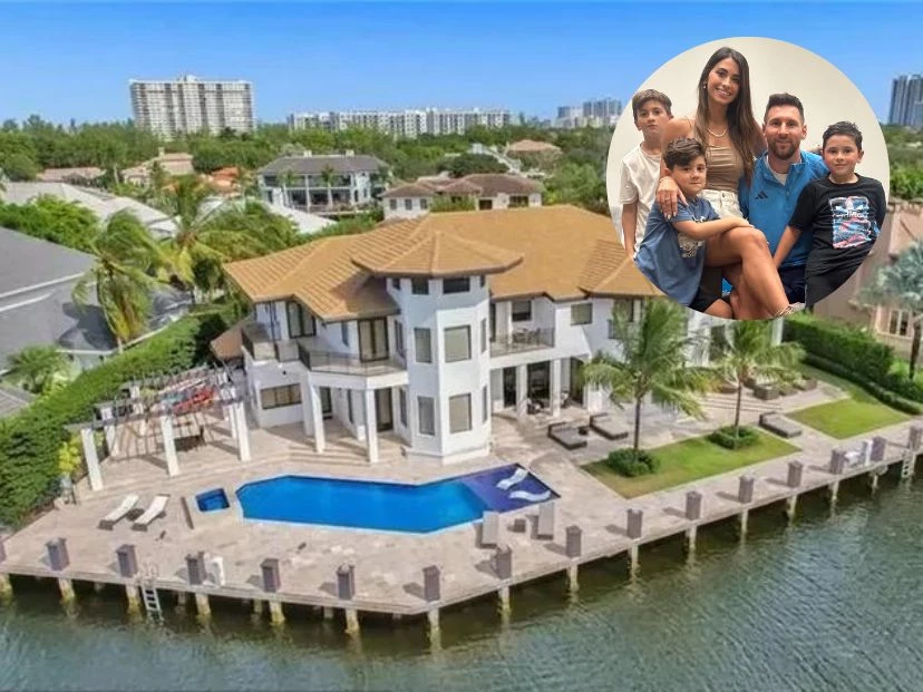 Así es la casa de diseño italiano que Leo Messi y Antonela Roccuzzo acaban de comprar en Miami