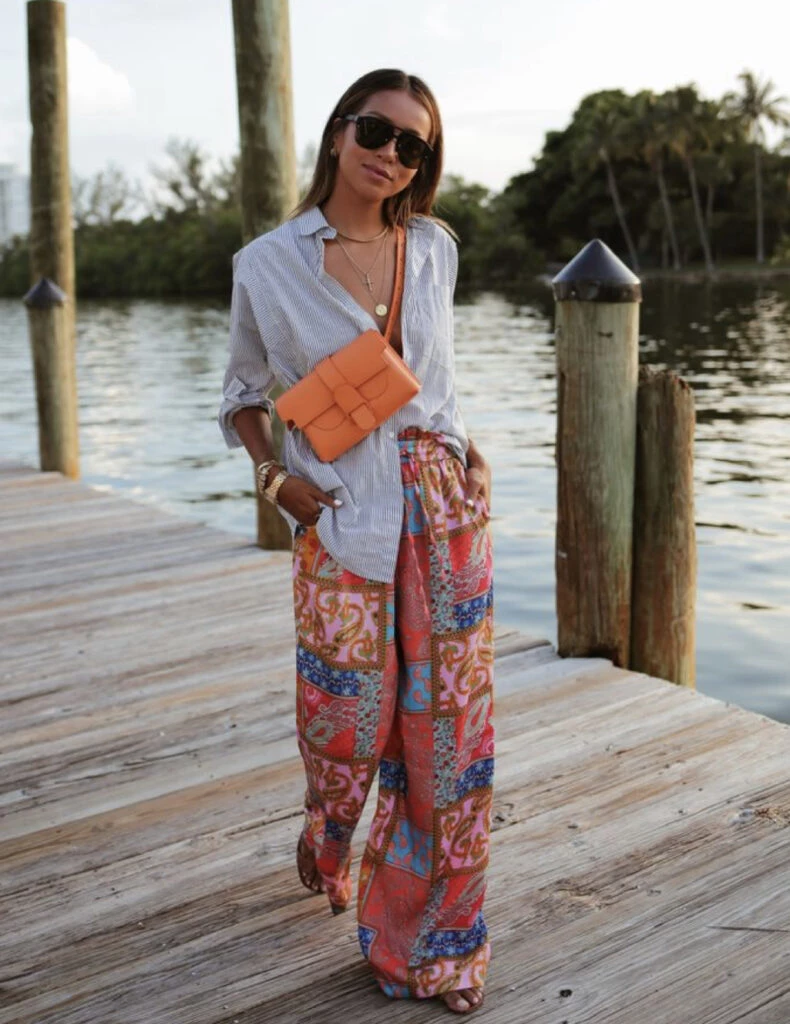 Así se usan los pantalones la próxima primavera/verano 23-24. Foto: Pinterest.