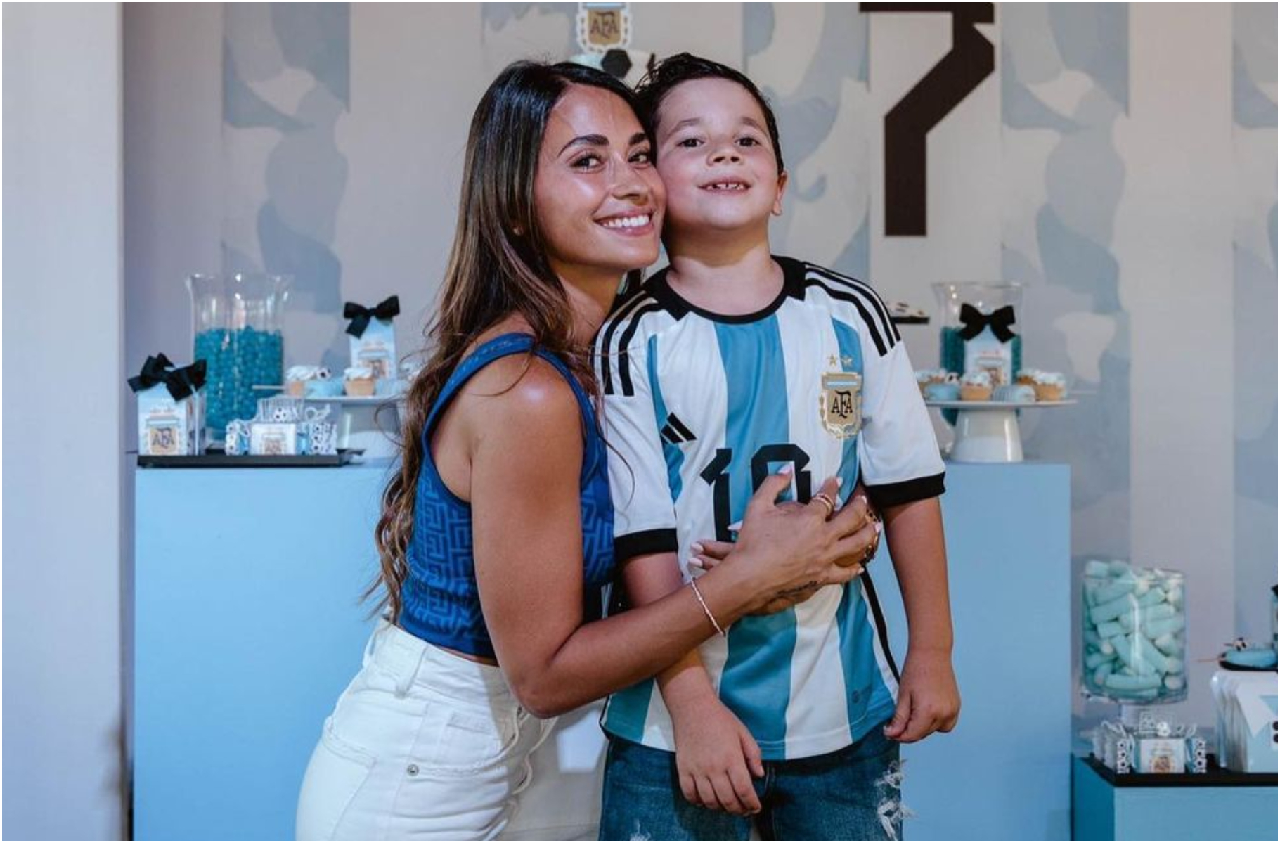 El emotivo mensaje de Antonela Roccuzzo para su hijo Mateo Messi, que está cumpliendo 10 años