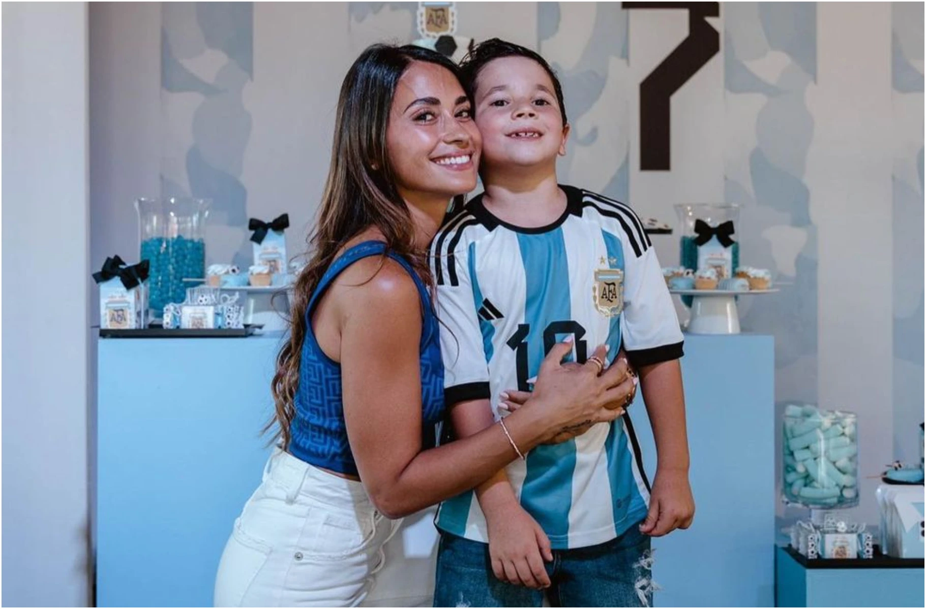 Así sorprendió Antonela Roccuzzo a su hijo Mateo en el día de su cumpleaños