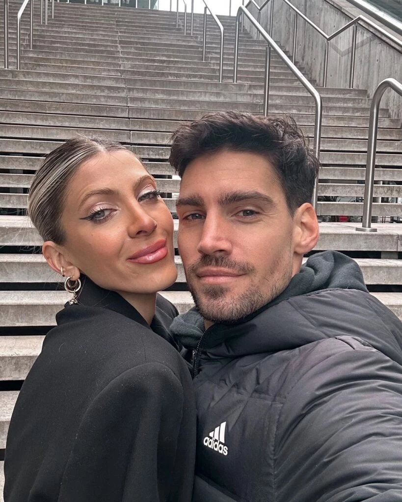 Cande Ruggeri y su pareja, Nicolás Maccari