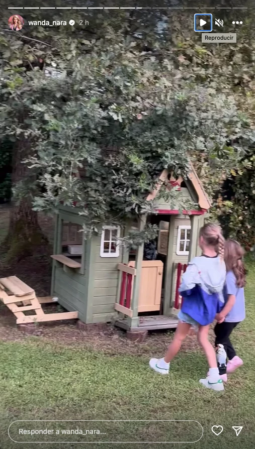 Wanda Nara mostró si casa de campo de Milán