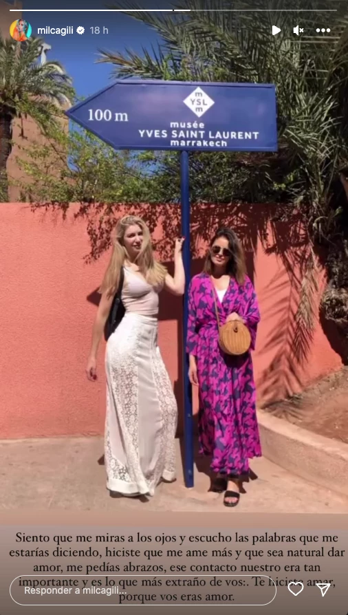 Milca Gili y su mensaje para Silvina Luna.