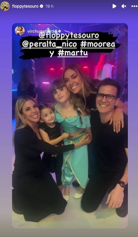 Cumpleaños de Moorea, la hija de Floppy Tesouro