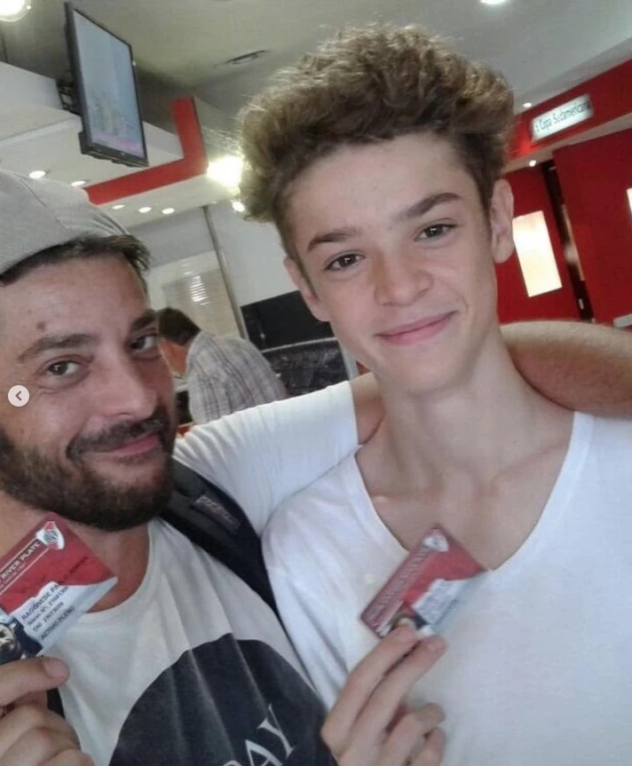 Vito Ragonese y su papá, Pablo Rago