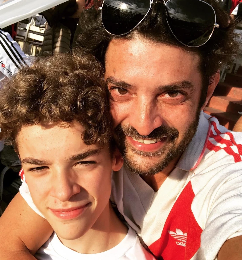 Vito Ragonese y su papá, Pablo Rago