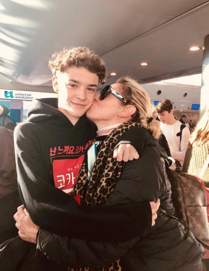 Vito Ragonese y su mamá, María Carámbula