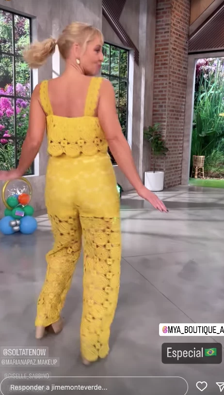 Jimena Monteverde apostó por el color tendencia de la temporada