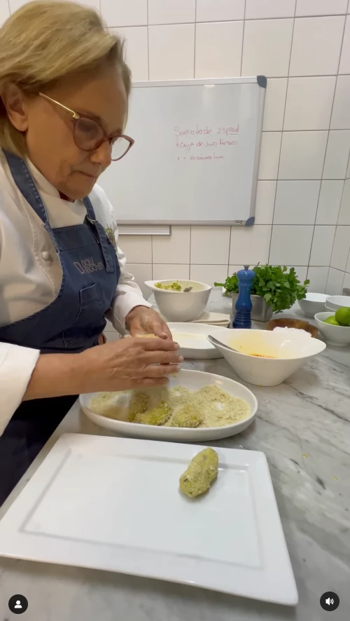 Dolli Irigoyen prepara croquetas de ricota y batata