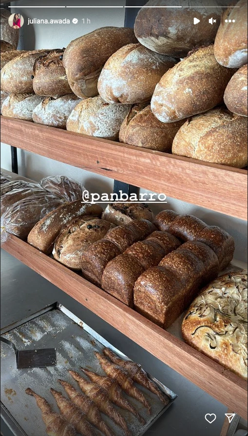 Juliana Awada con su sobrina Chiara en su local de Pilar.