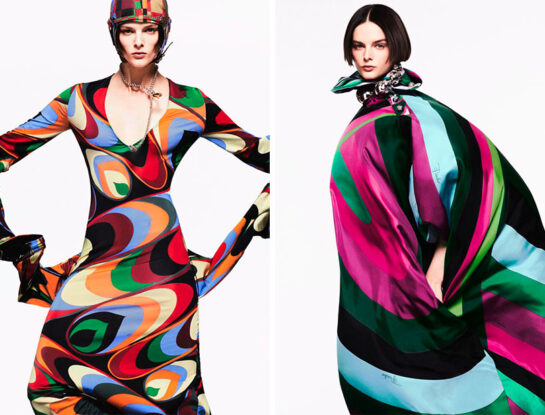 Emilio Pucci propone un arco iris de color para dar vida a los dias grises del invierno