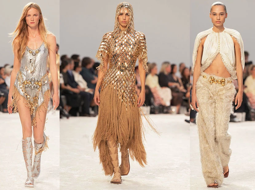 Desfile Paco Rabanne, primavera verano 2024 en la Semana de Moda de parís.