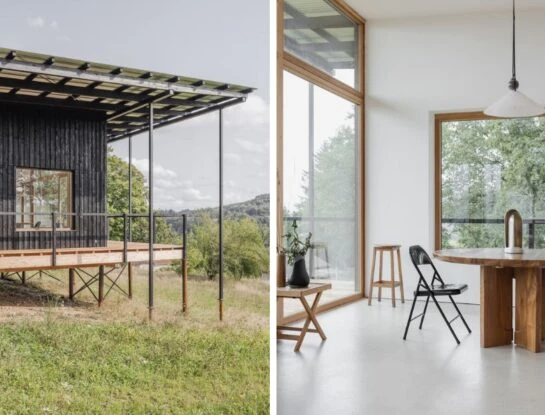 Una casa prefabricada simple y funcional con vistas soñadas