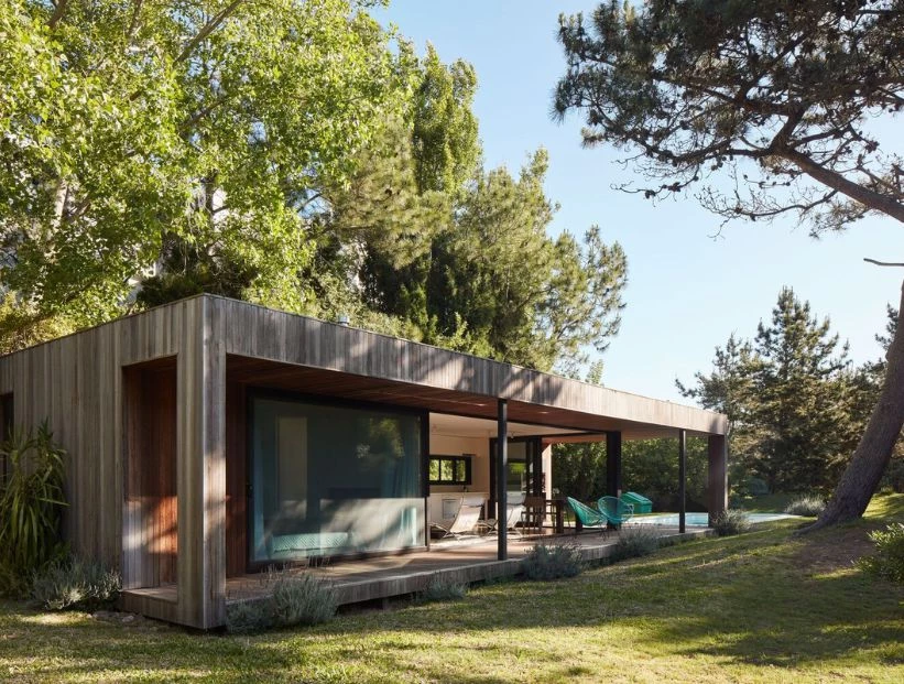 Así se diseñó una casa prefabricada en Punta del Este