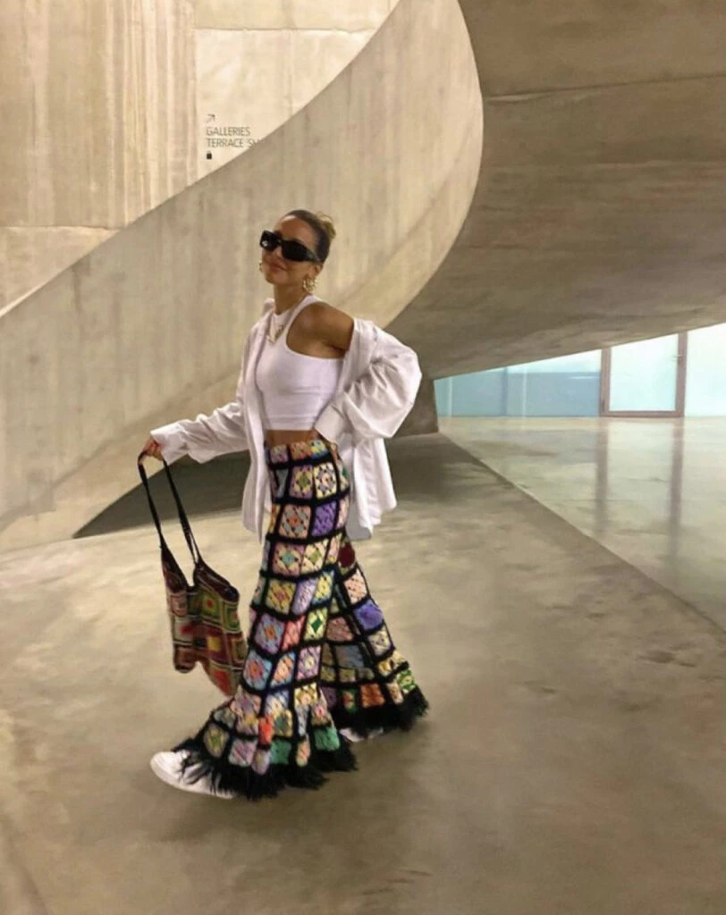 El crochet promete ser furor la próxima primavera verano 23-24. Foto: Pinterest.