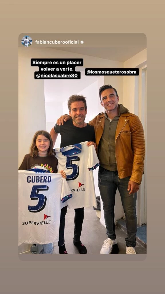 El gesto de Fabián Cubero con Rufina y Nicolás Cabré