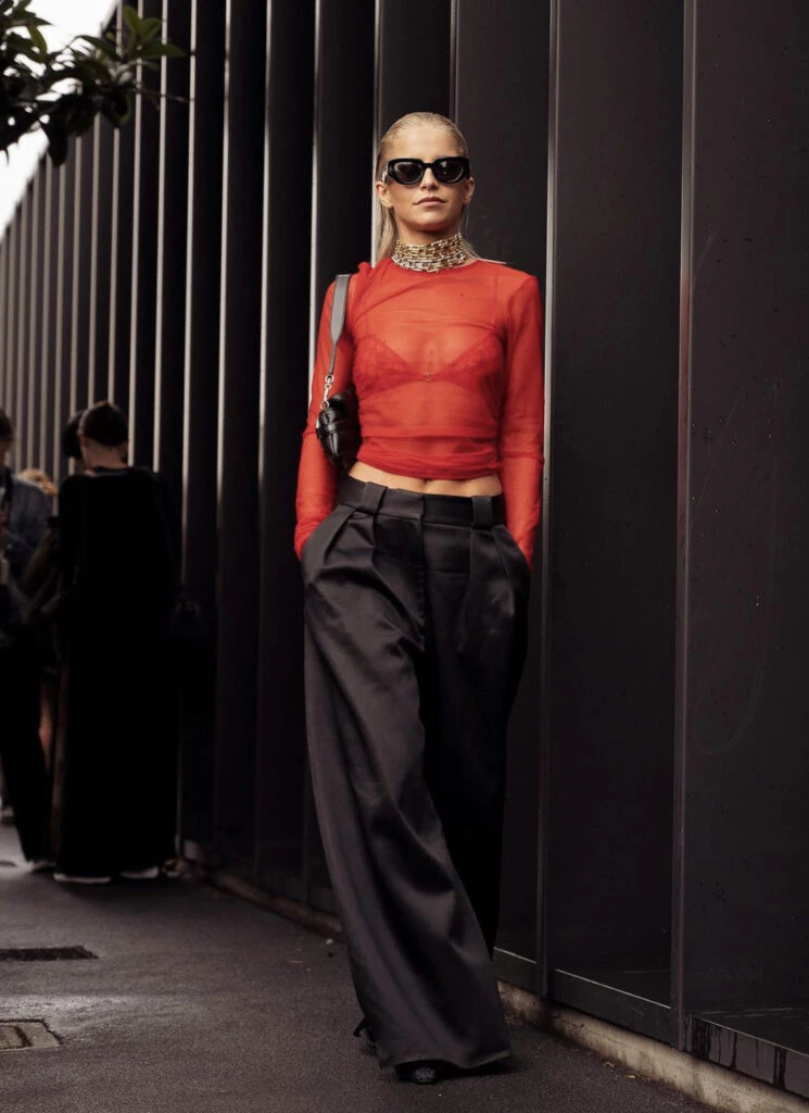 Estos son los mejores looks de street style de MFW. Foto: Instagram.