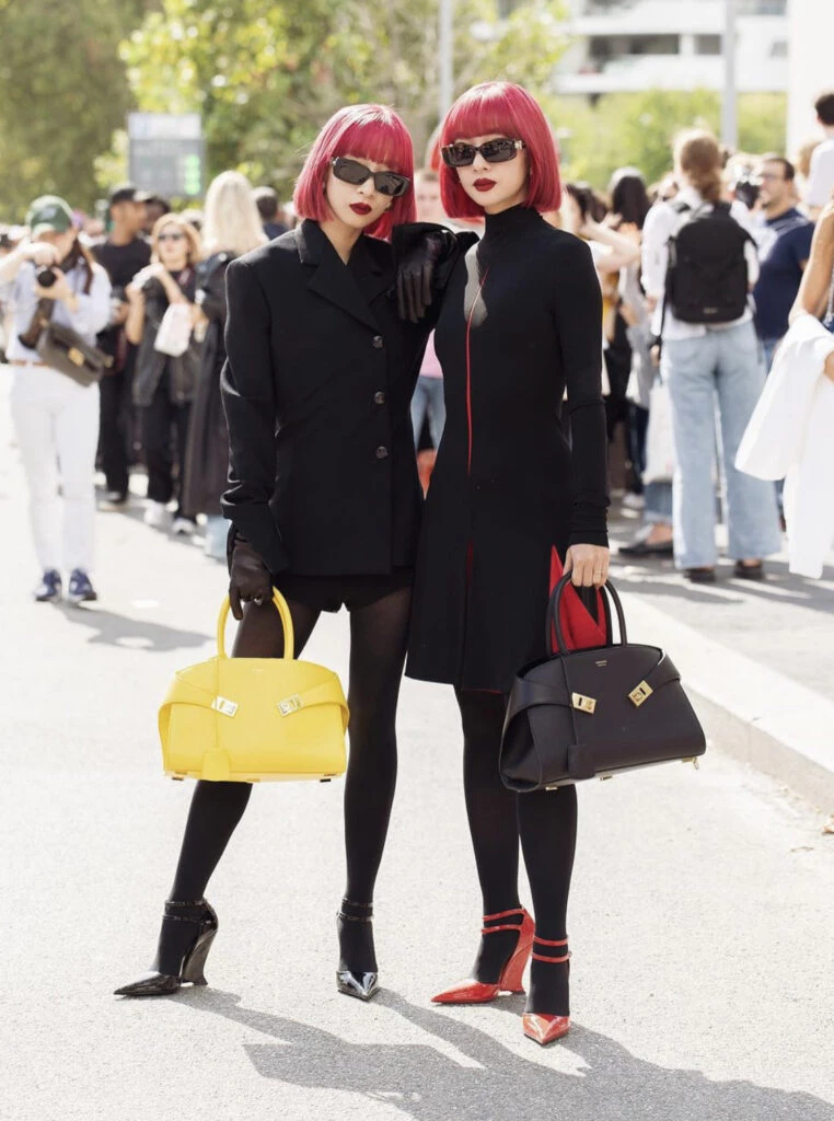 Estos son los mejores looks de street style de MFW. Foto: Instagram.