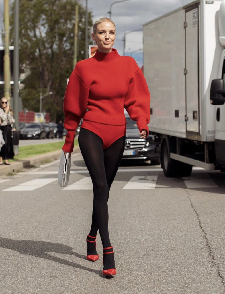 Estos son los mejores looks de street style de MFW. Foto: Instagram.