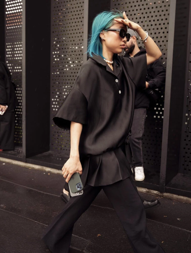 Estos son los mejores looks de street style de MFW. Foto: Instagram.