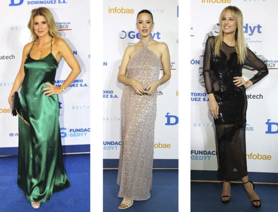 Vidriera: de Mariana Fabbiani a Luli Fernández y Flavia Palmiero, los looks de las famosas en la gala "Noche Azul"
