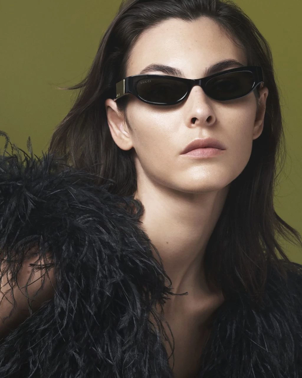 Campaña de Gucci otoño invierno 2023/24 con la top Vittoria Ceretti