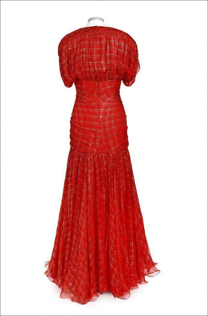 Vestido que subastaron de Lady Di