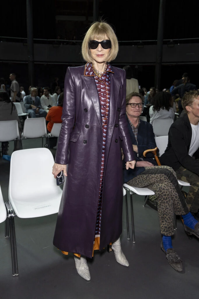 Anna Wintour en el desfile de JW Anderson