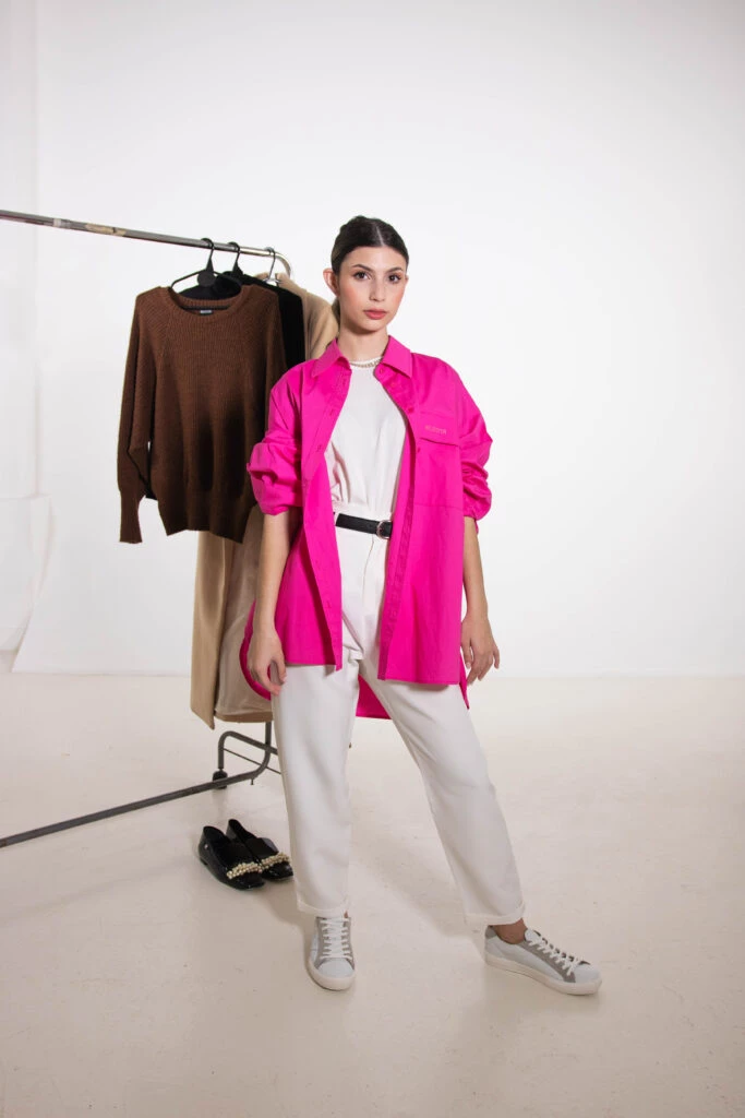 Moda practica pantalón blanco