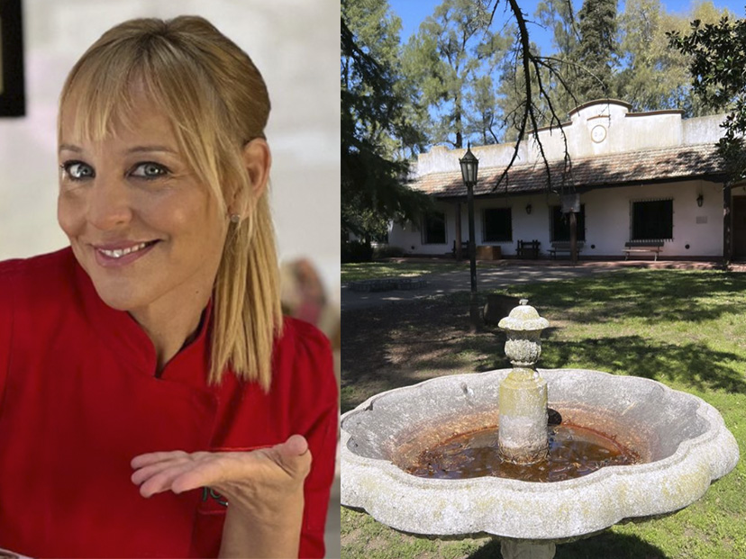 Así es la espectacular casona colonial de 1854 en 25 de Mayo donde Jimena Monteverde pasa los fines de semana