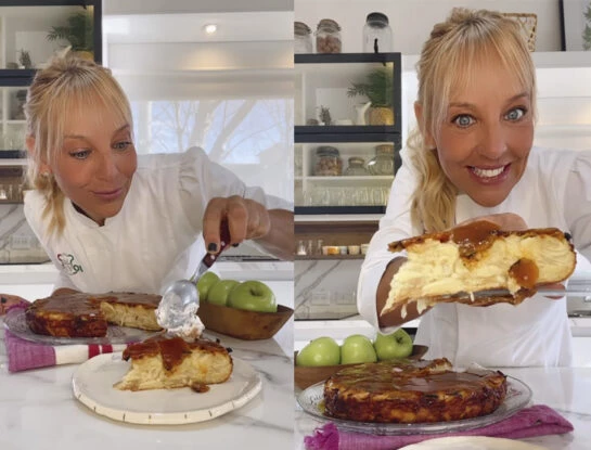 Torta fácil de manzana "Manny": la receta  de Jimena Monteverde que te soluciona la merienda o el postre