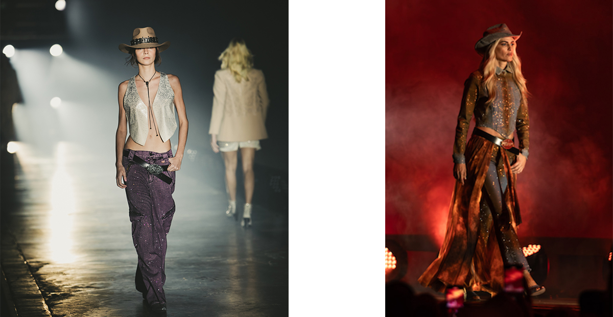 Famosos top y una colección bien rockera las fotos del desfile de