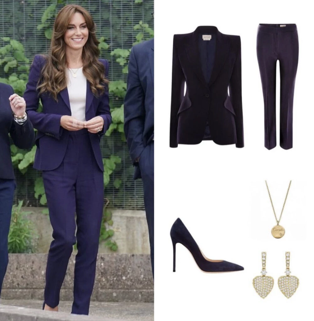 Kate Middleton usó el look perfecto para ir a la oficina. Foto: Instagram.