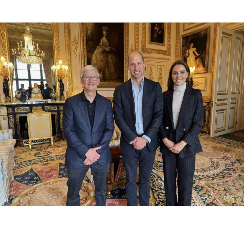 Kate Middleton volvió a apostar por un look sastrero. Foto: Instagram.