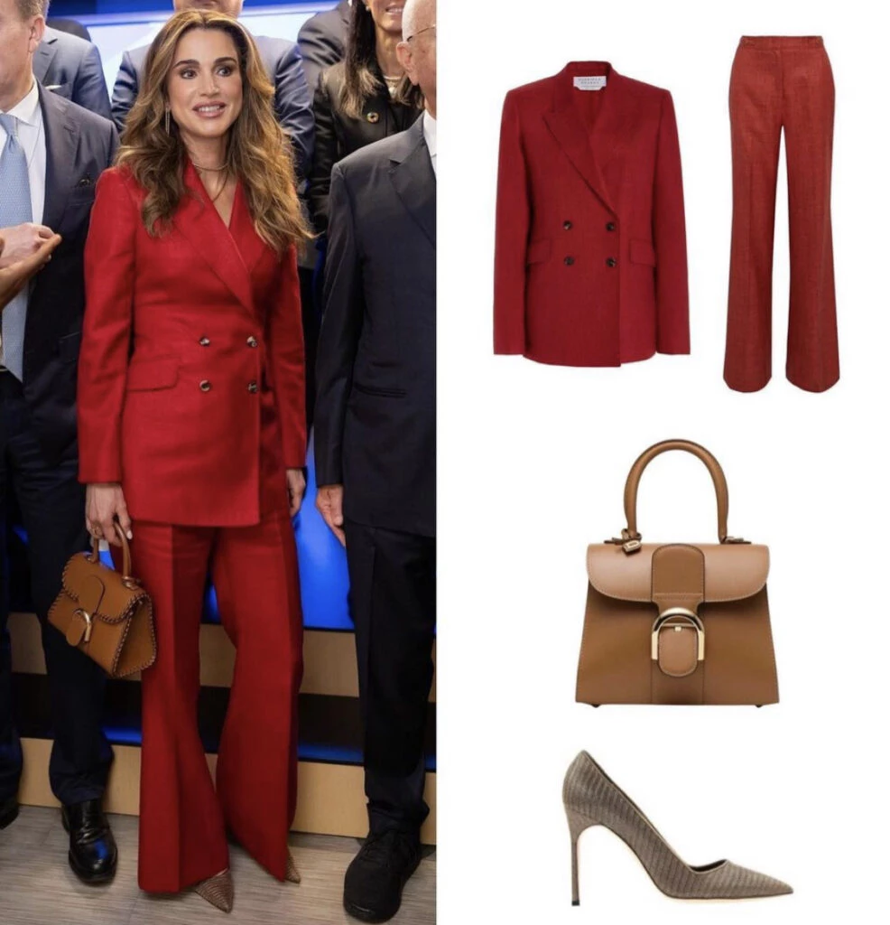 Kate Middleton y Rania de Jordania apuestan por la sastrería. Foto: Instagram.