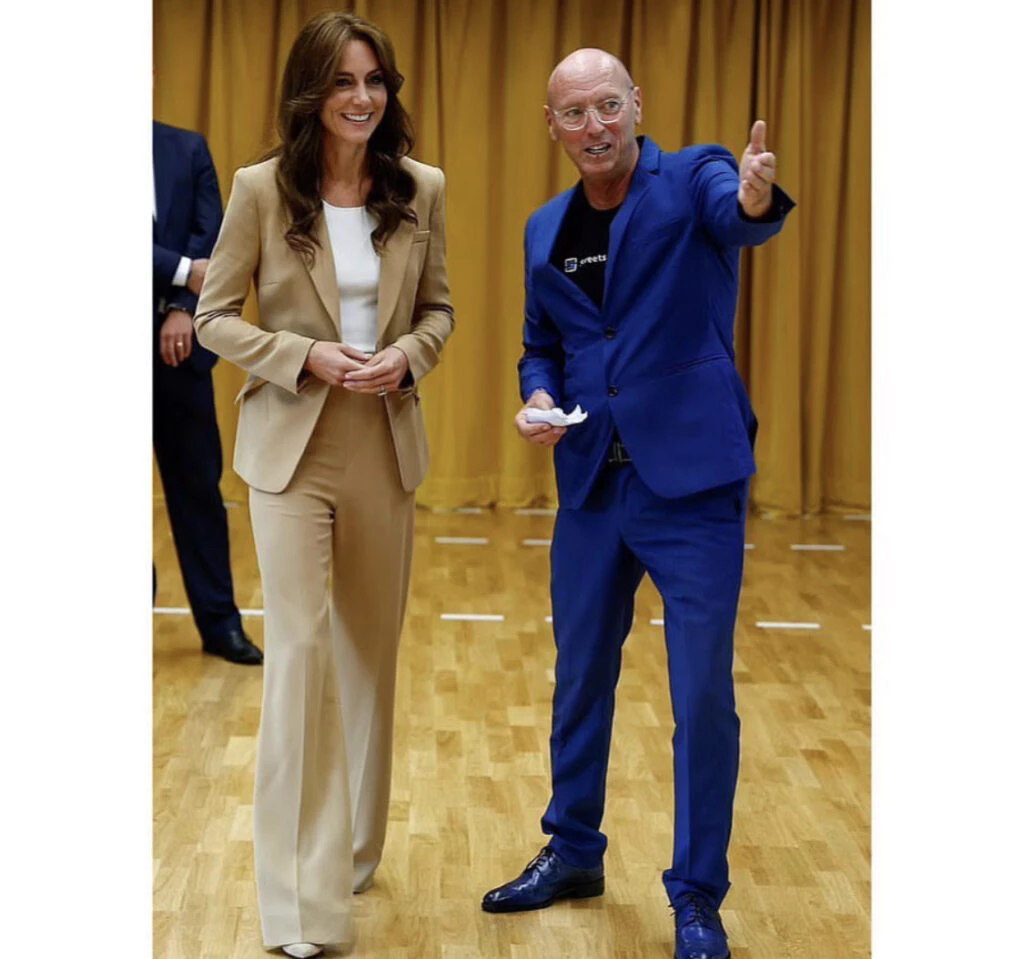 Kate Middleton y Rania de Jordania apuestan por la sastrería. Foto: Instagram.