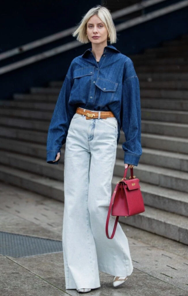 La camisa de jean es la prenda perfecta de entretiempo