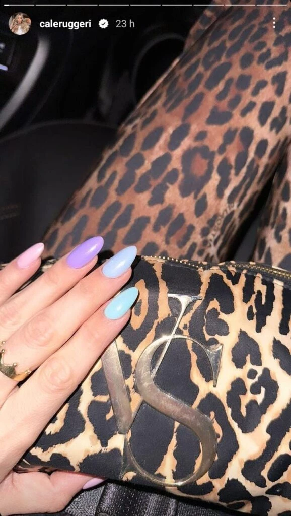 Las uñas pasteles de Cande Ruggeri