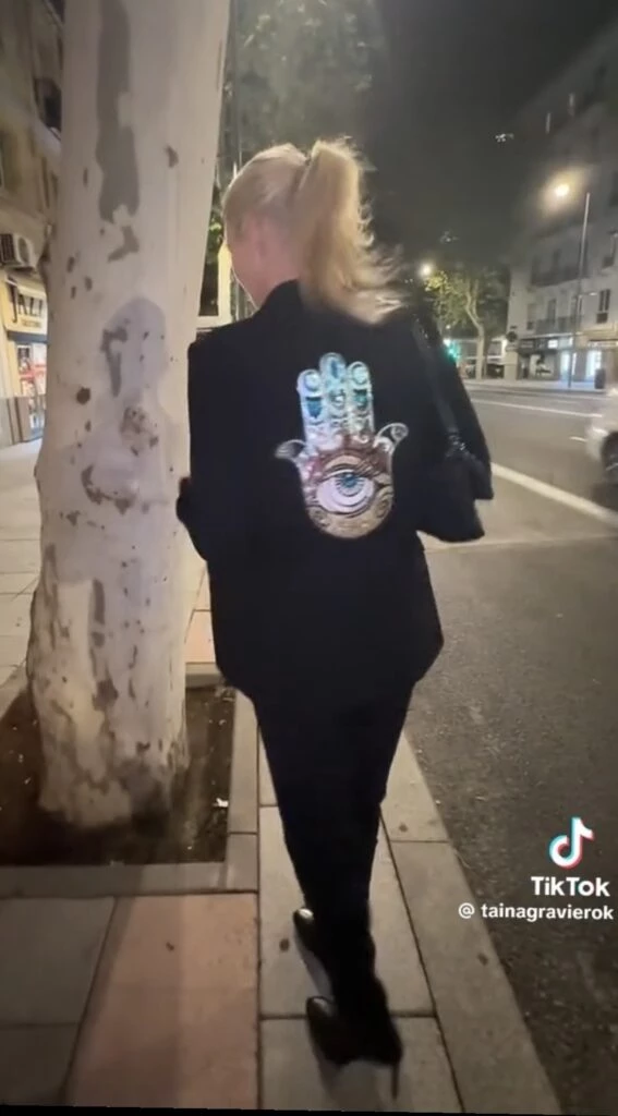 Los looks súper cancheros de Valeria Mazza y Taína Gravier en Madrid. Foto: TikTok.