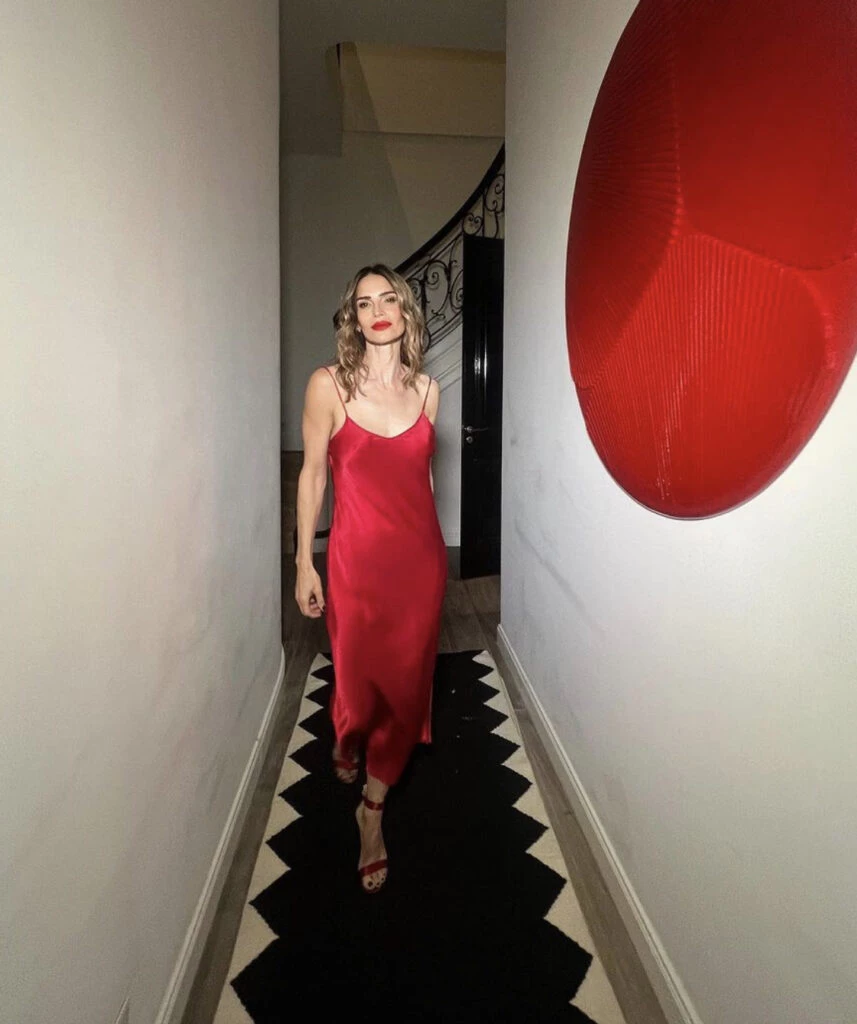 María Vázquez usó el vestido más trendy de esta primavera 2023. Foto: Instagram.