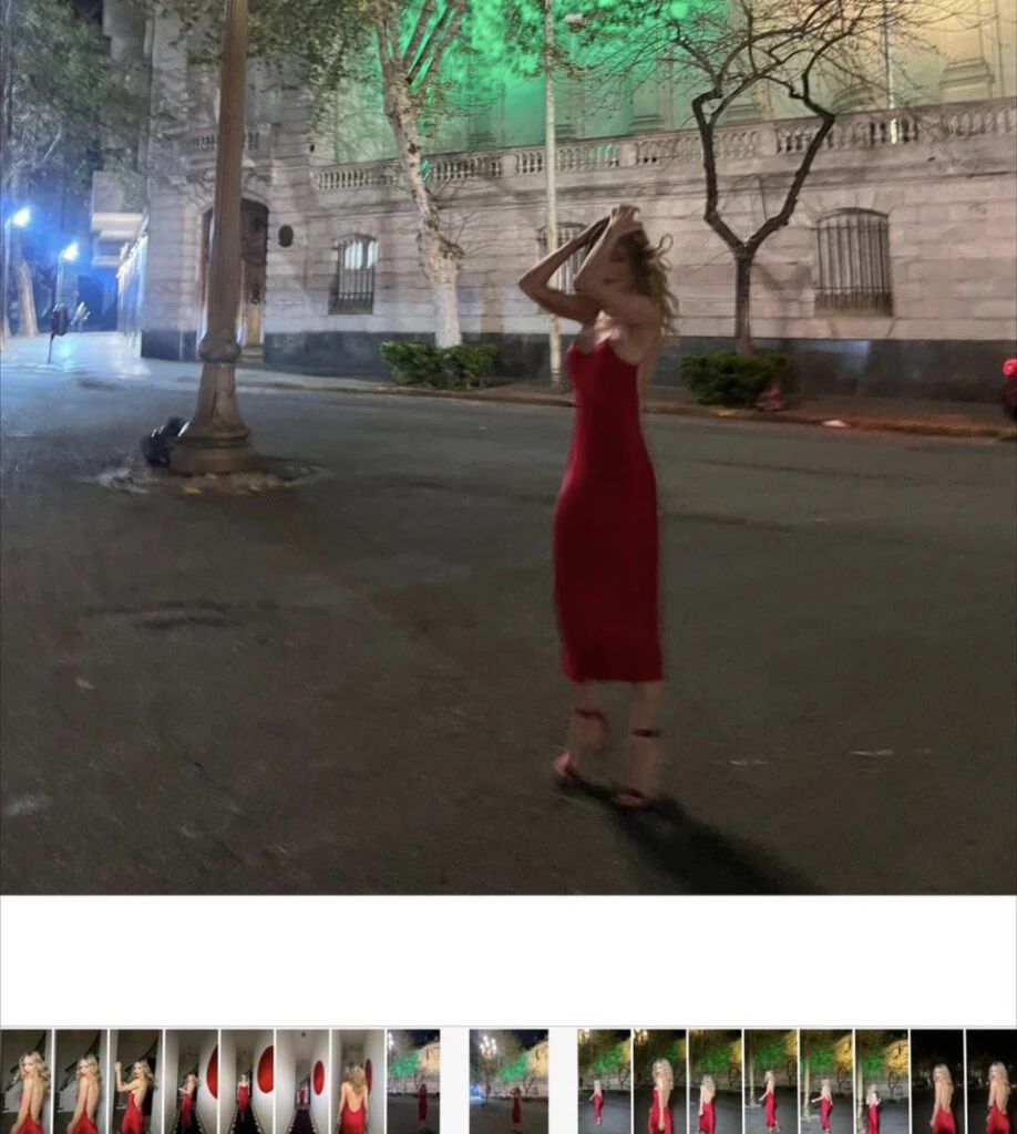 María Vázquez usó el vestido más trendy de esta primavera 2023. Foto: Instagram.